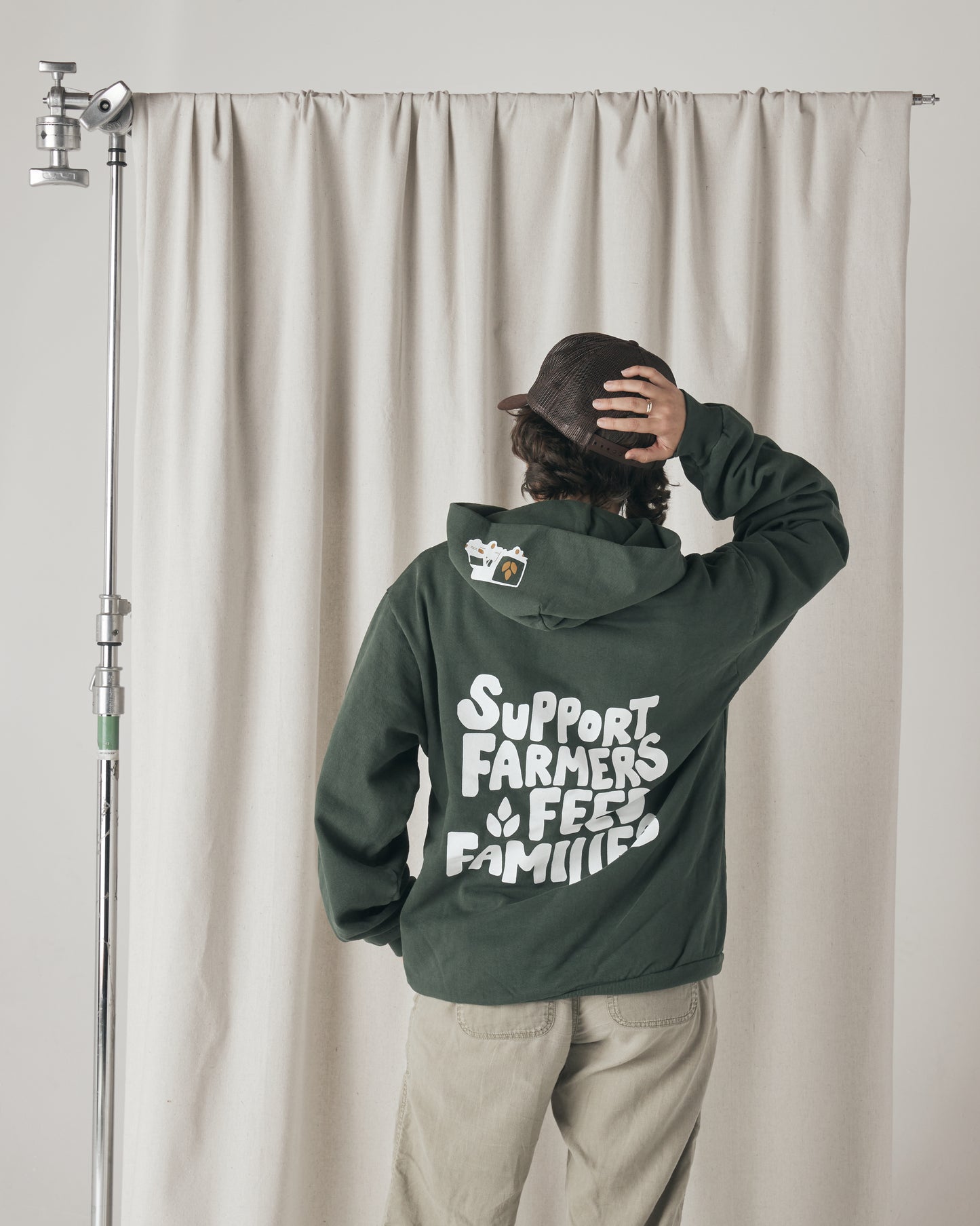 Kale Green Hoodie